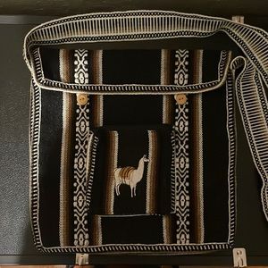 Peruvian Wool Crossbody Sack Purse